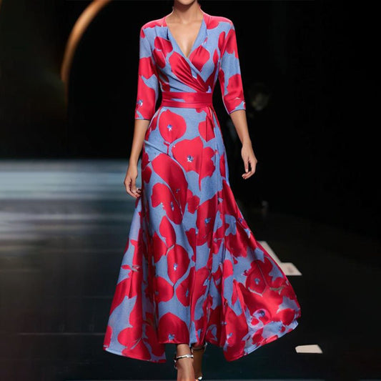 Sanne™ - Bequeme Kleid mit Dreiviertelärmeln